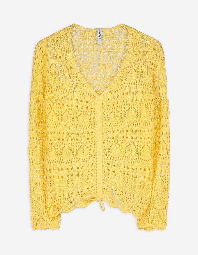 Strickpullover - Lochstrick - Takko Fashion 