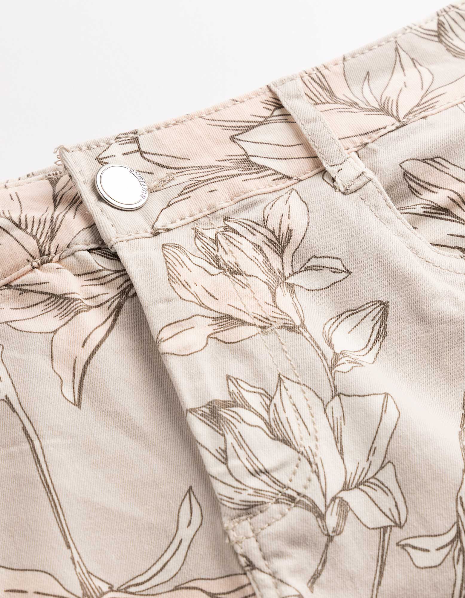 Caprihose - Twill - wei&szlig;