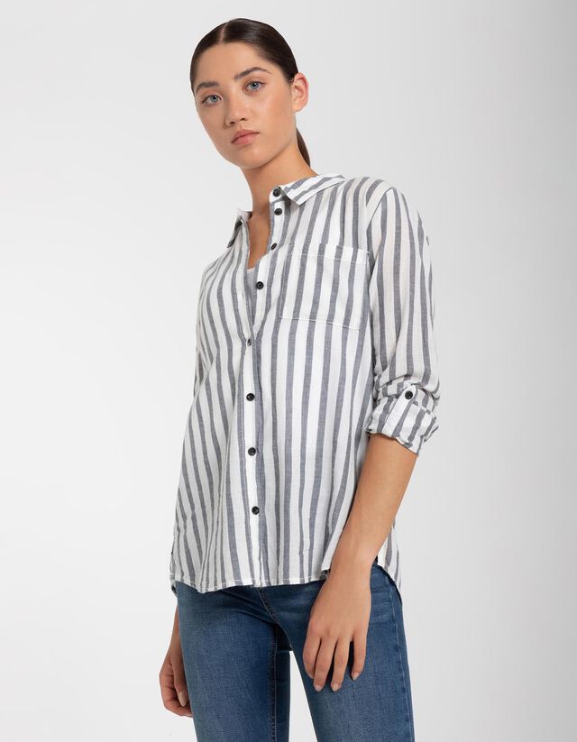Damen Hemdbluse - Baumwolle