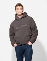 Hoodie - Schriftzug - hellbraun