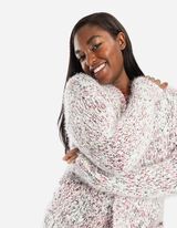 Cardigan - Peluche - bianco