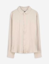 Hemd - einfarbig - beige
