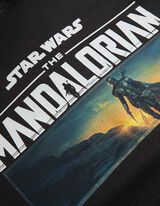 Kapucnis felső - Mandalorian - s&ouml;t&eacute;tsz&uuml;rke