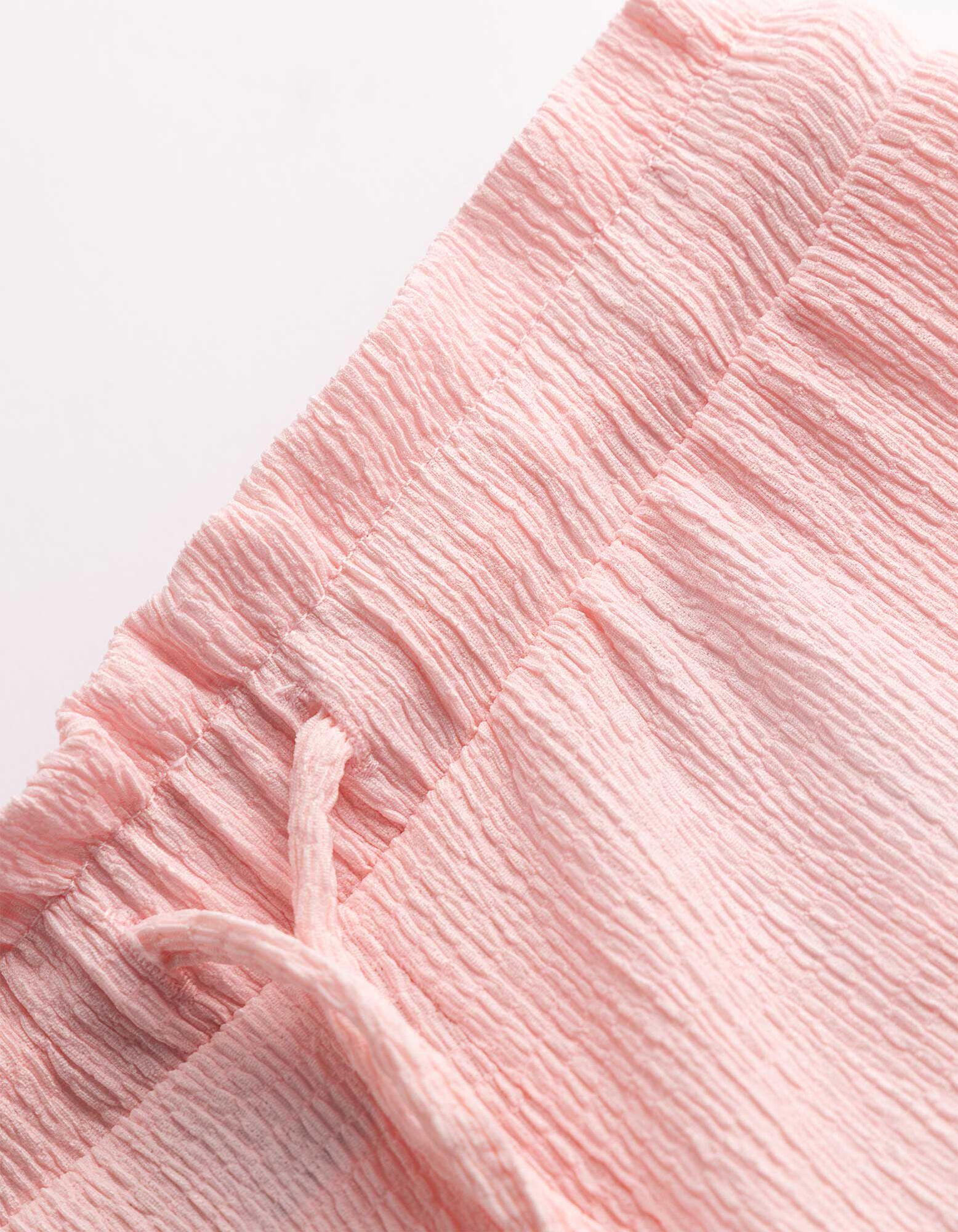 Pantalon - Unicolore - ros&eacute; tendre 