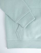 Felpa con cappuccio - Misto cotone - celeste