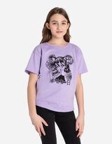 Marškinėliai - Su paveikslėliais - violetine