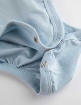 Bodi kratkih rukava - Print sa porukom - svetlo-plava