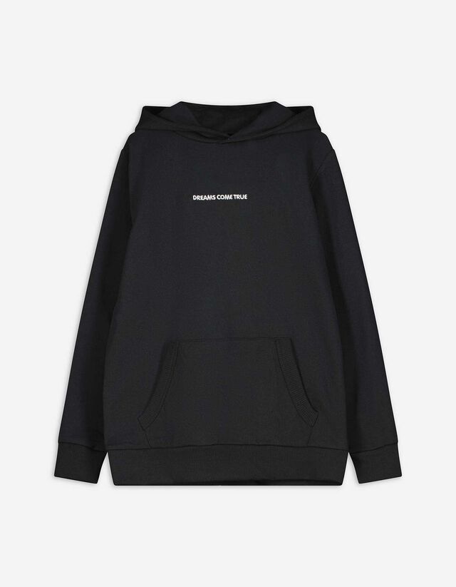Sweatshirt - Stickerei - schwarz