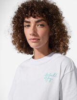 T-Shirt - Rückenprint - weiß