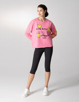 Dressipluus - Oversized-l&otilde;ikega - erkroosa