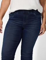 Jegging - Riemlussen - donkerblauw