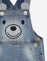 ogrodniczki - hafty - jasny niebieski