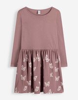 Kleid - Print - Beere