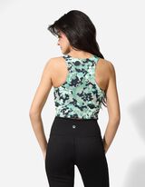 Top cropped - Morbido al tatto - nero