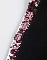 Legging - Met pailletjes - zwart