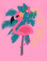 Bikiinitopist ja bikiinikombineest komplekt - Tr&uuml;kis - erkroosa