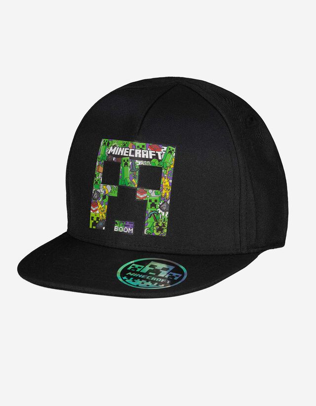 Baseball sapka - Minecraft - fekete