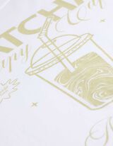 Tričko - Potisk - bílá