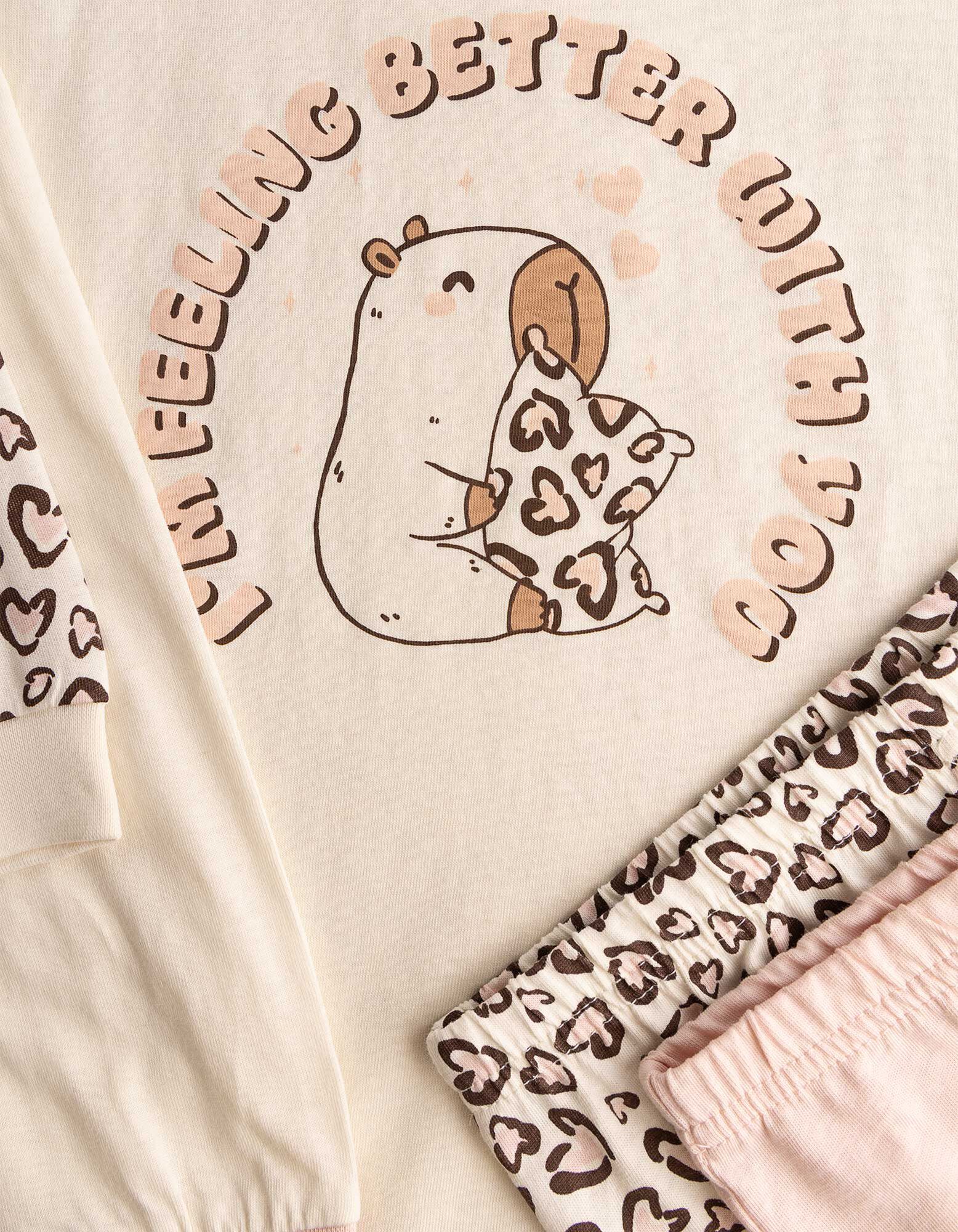 Pyjamaset van sweatshirt en broek - Set van 2