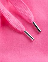 Dukserica sa kapuljačom - sa vezicom - ruzicasta