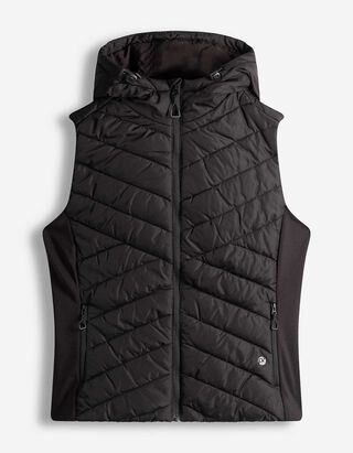 Bodywarmer - Stiknaden - zwart