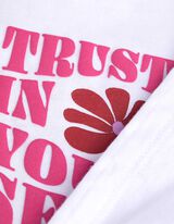 Majica kratkih rukava - Štampanje pozadi - bela