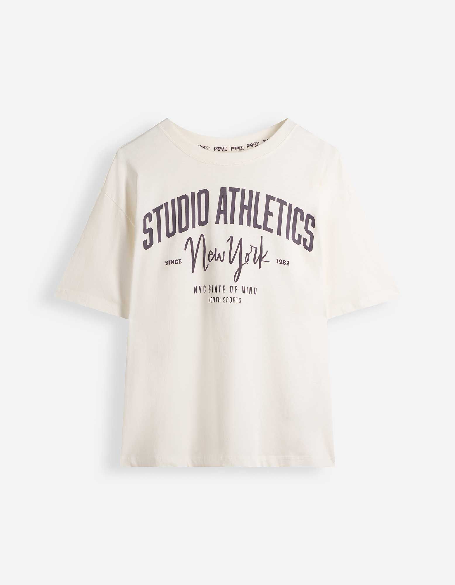 T-Shirt - Baumwolle - Off-White