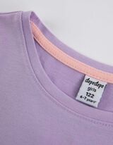 Hosszú ujjú felső - Flitteres - lila