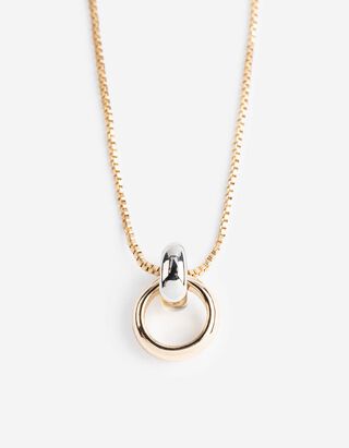 Kette - Anhänger - goldfarben