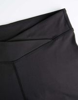 Leggings - Material respirabil - Negru