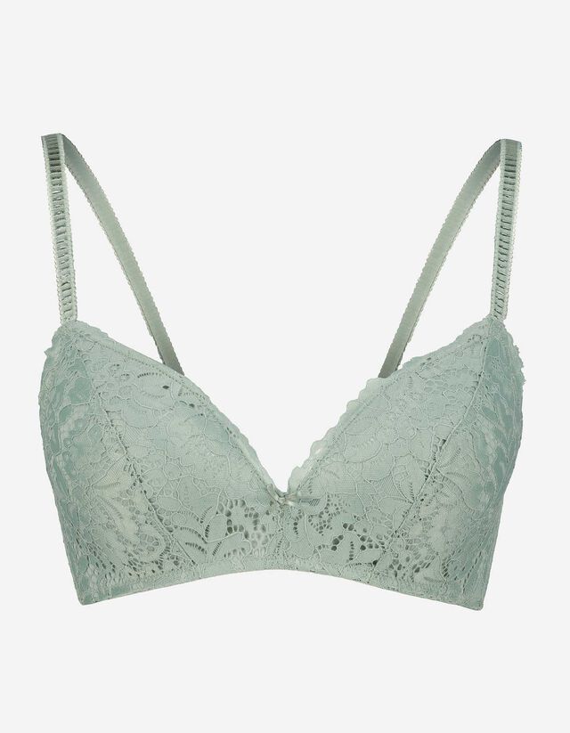 Reggiseno morbido - Effetto push-up - verde chiaro