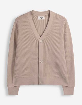 Cardigan - Knopfleiste - Beige