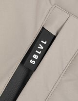 Mantel - Kapuze mit Tunnelzug - grau