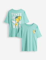 T-shirt - Impronta sul retro - Menta