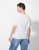 Tričko - Lilo a Stitch - bílá