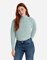 Megztinis - Pažeminti pečiai - turkis