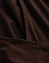 T-Shirt - Cropped - dunkelbraun