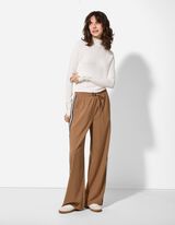 Hose - Wide Fit - hellbraun