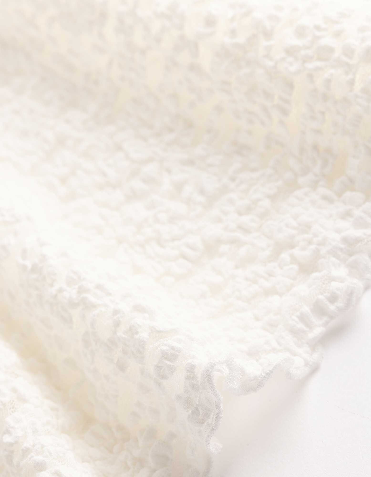 Rock - Spitzenbesatz - wei&szlig;