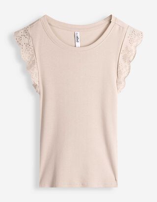 Top - Volants - Beige