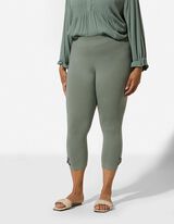 Leggings - Elastischer Bund - Petrol