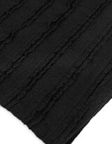 Skr&aacute;ten&eacute; tričko - Ruk&aacute;vy s čiapkou - cierna