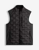 Weste - Geometrisches Muster - schwarz