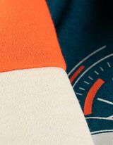 Bluză de trening - Imprimare spate - Albastru inchis