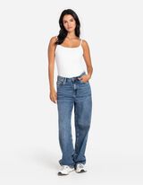 Ujjatlan felső - Spagettipántos - feher