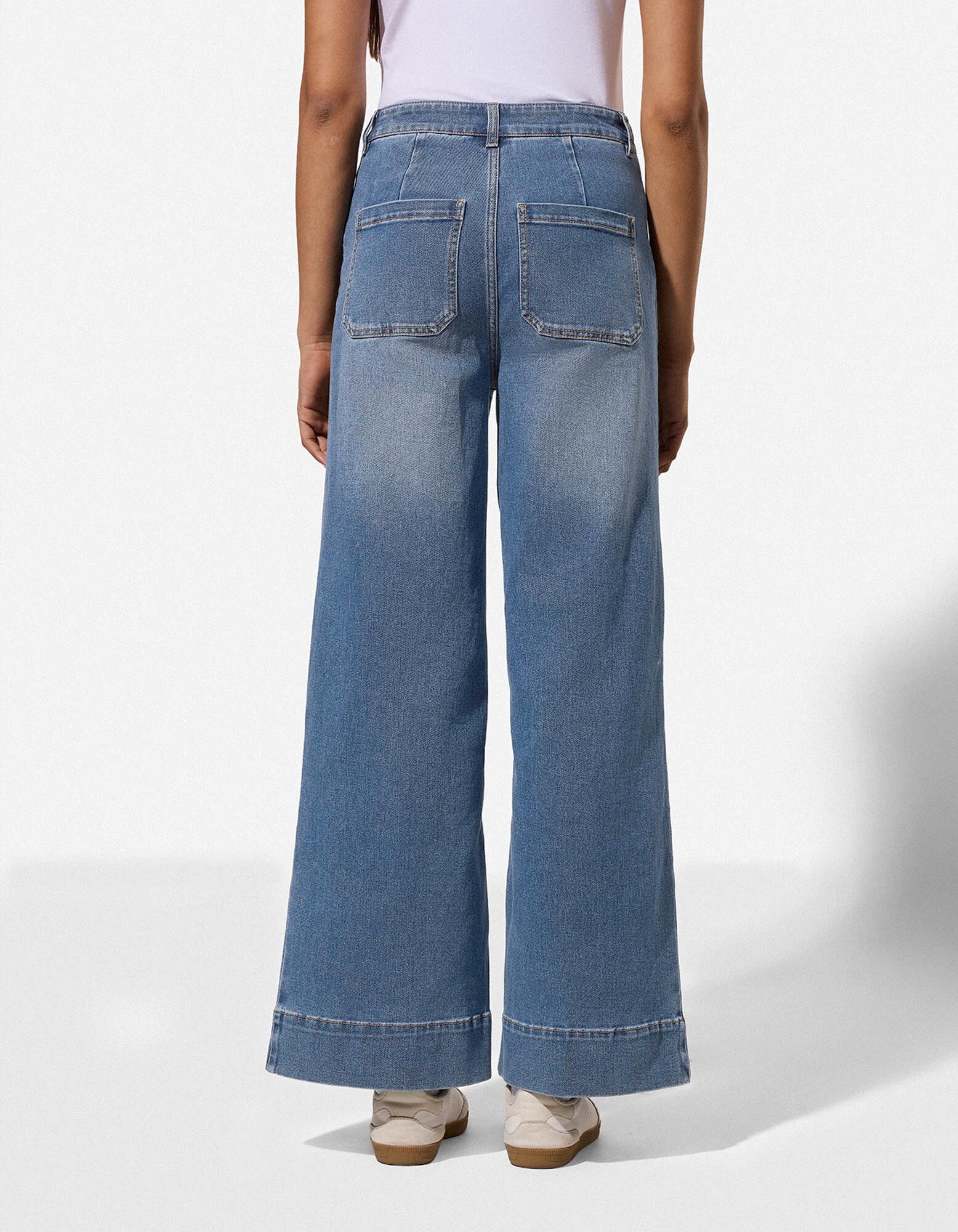 Jean - Coupe Wide Fit - Bleu