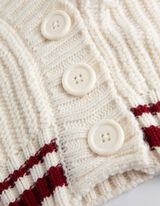 Kardigán - Túlméretezett fazon - feher