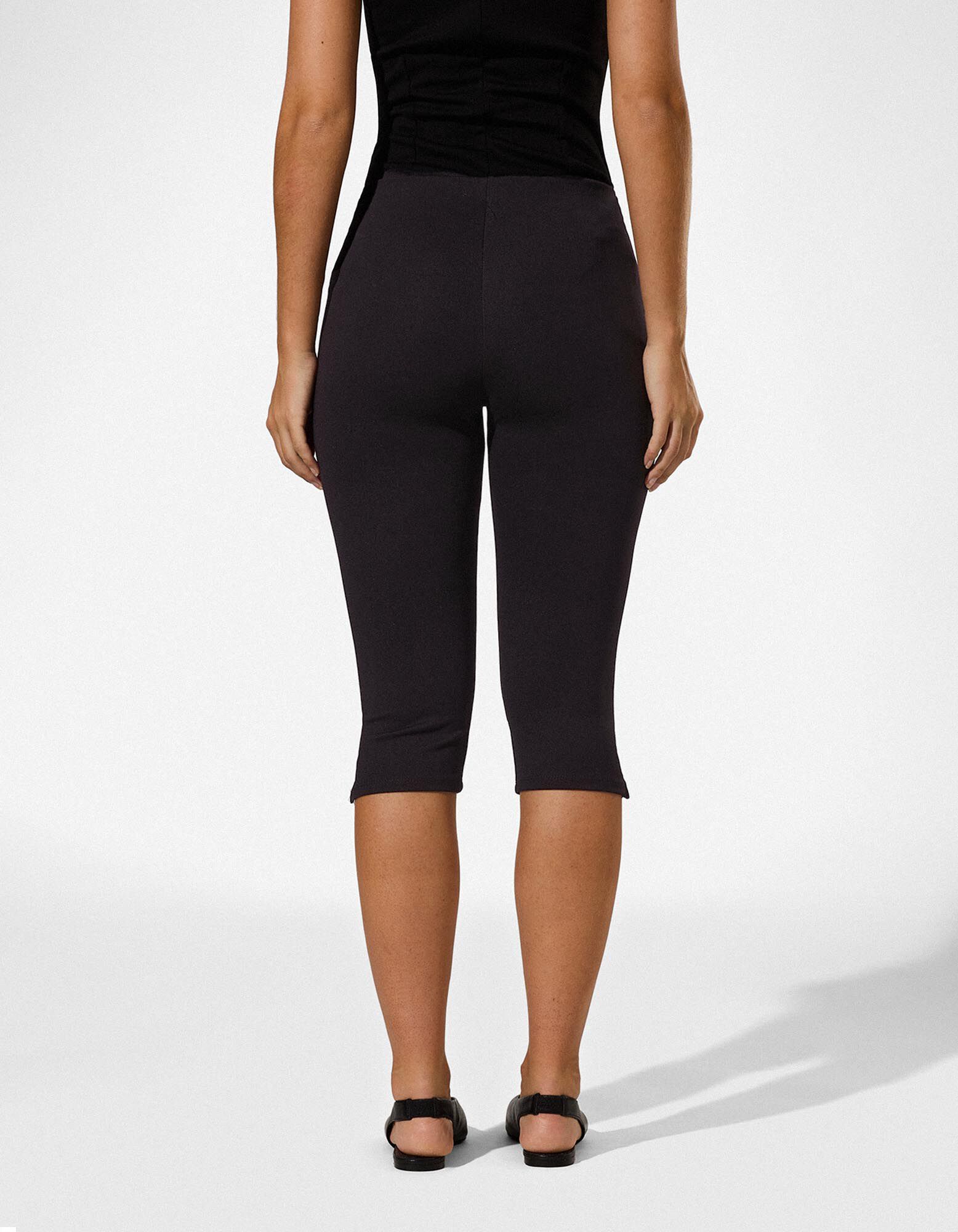 Leggings - Zierkn&ouml;pfe - Schwarz