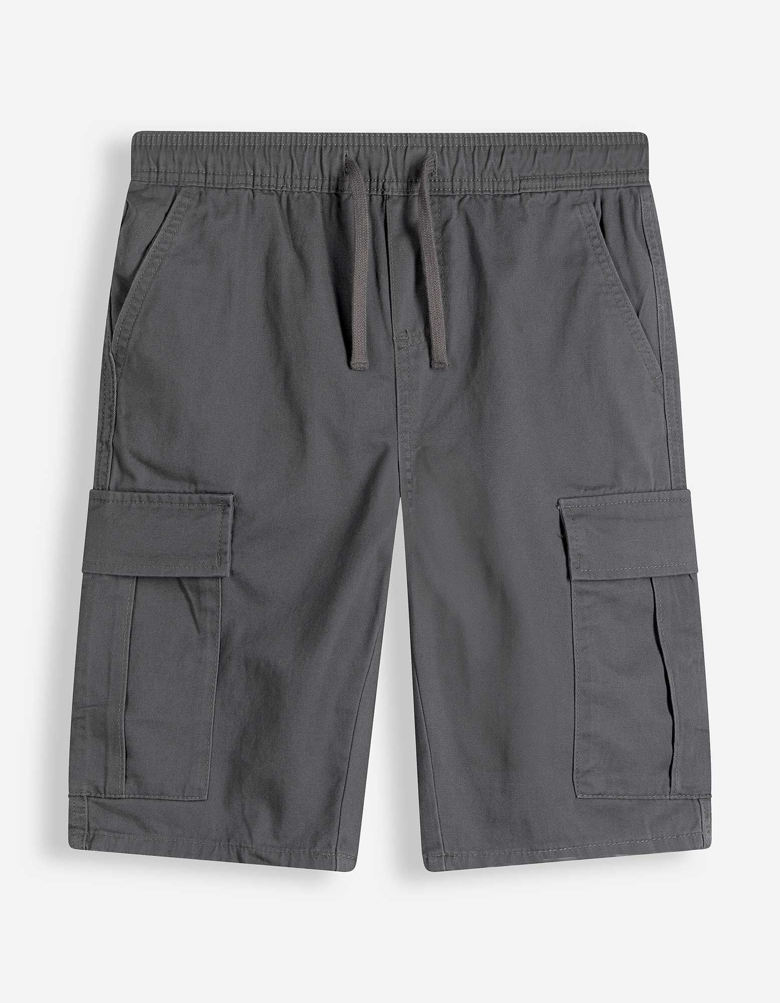 Cargoshort - Twill - Donkergrijs
