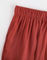 Kilote pantalone - LENZING&trade; ECOVERO&trade; - tamno-crvena